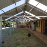 Gable Patio with eaves