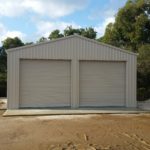 Industrial Utility Storage Shed with Electric Industrial Roller Doors 8m x 8m x 3.4m (4)