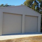 Industrial Utility Storage Shed with Electric Industrial Roller Doors 8m x 8m x 3.4m (4)