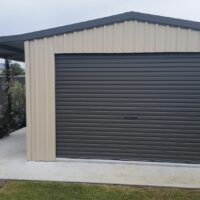 Workshop with awning 4m x 5m x 2.4m (1)